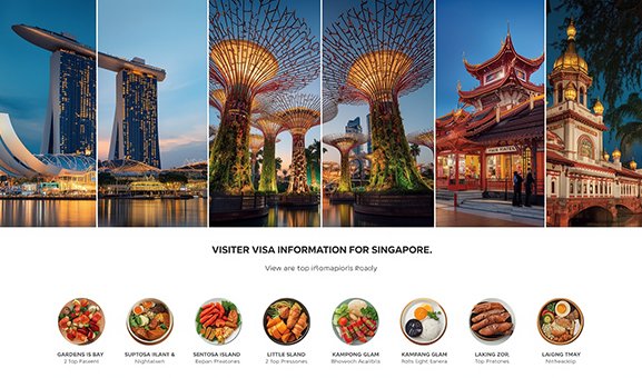 Singapore tourist visa documentation